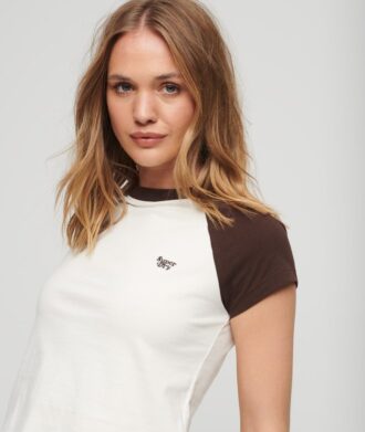 Koszula z raglanowymi rękawami z Organic Cotton z logo Essential