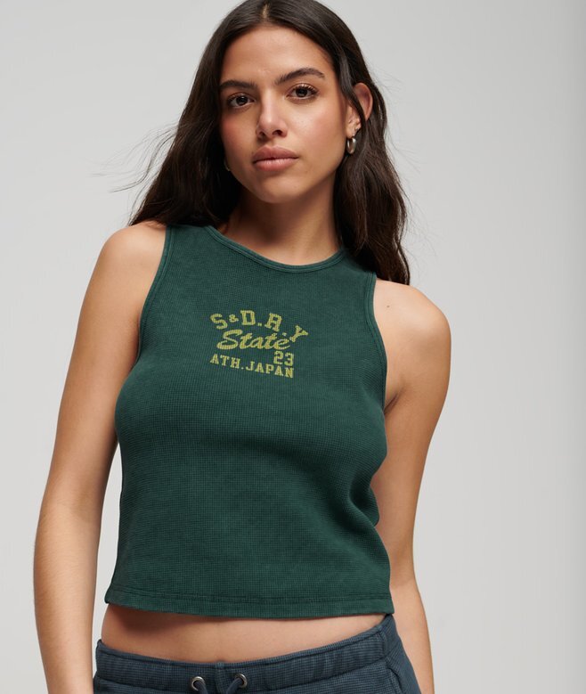 Koszulka bez rękawów Athletic Essentials Waffle Koszulka bez rękawów Athletic Essentials Waffle