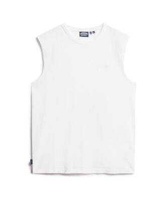 Koszulka bez rękawów z logo Organic Cotton Essential Koszulka bez rękawów z logo Organic Cotton Essential