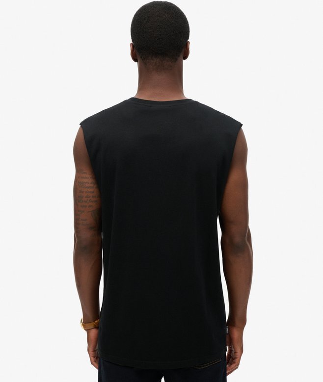 Koszulka bez rękawów z logo Organic Cotton Essential Koszulka bez rękawów z logo Organic Cotton Essential