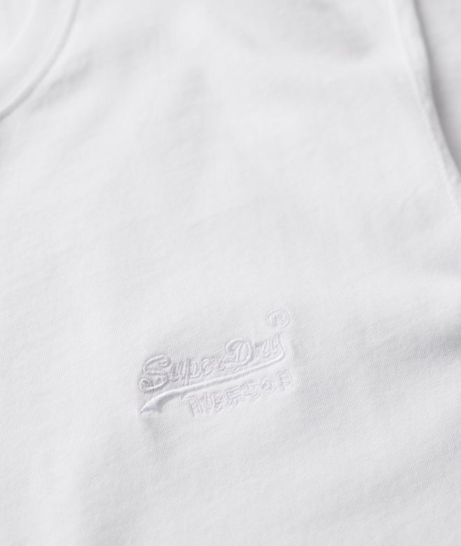 Koszulka bez rękawów z logo Organic Cotton Essential Koszulka bez rękawów z logo Organic Cotton Essential
