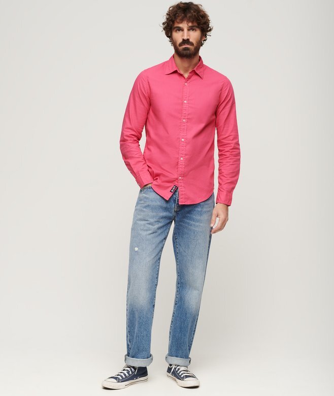 Koszulka z długim rękawem z barwionej Organic Cotton Koszulka z długim rękawem z barwionej Organic Cotton