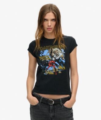 Koszulka z krótkim rękawem Iron Maiden X Superdry