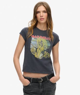 Koszulka z krótkim rękawem Iron Maiden X Superdry