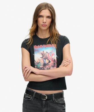 Koszulka z krótkim rękawem Iron Maiden X Superdry