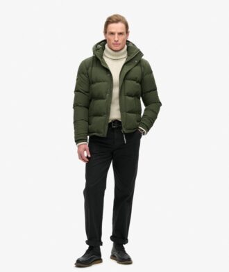 Krótka Hooded kurtka puchowa Everest