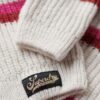Krótki sweter z golfem w paski