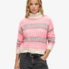Krótki sweter z golfem z dzianiny Krótki sweter z golfem z dzianiny