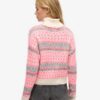 Krótki sweter z golfem z dzianiny Krótki sweter z golfem z dzianiny