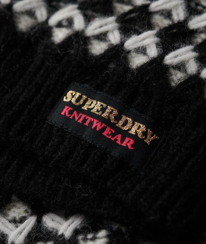 Krótki sweter z golfem z dzianiny Krótki sweter z golfem z dzianiny