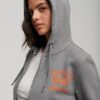 Krótsza bluza z kapturem i zamkiem Athletic Essentials Krótsza bluza z kapturem i zamkiem Athletic Essentials