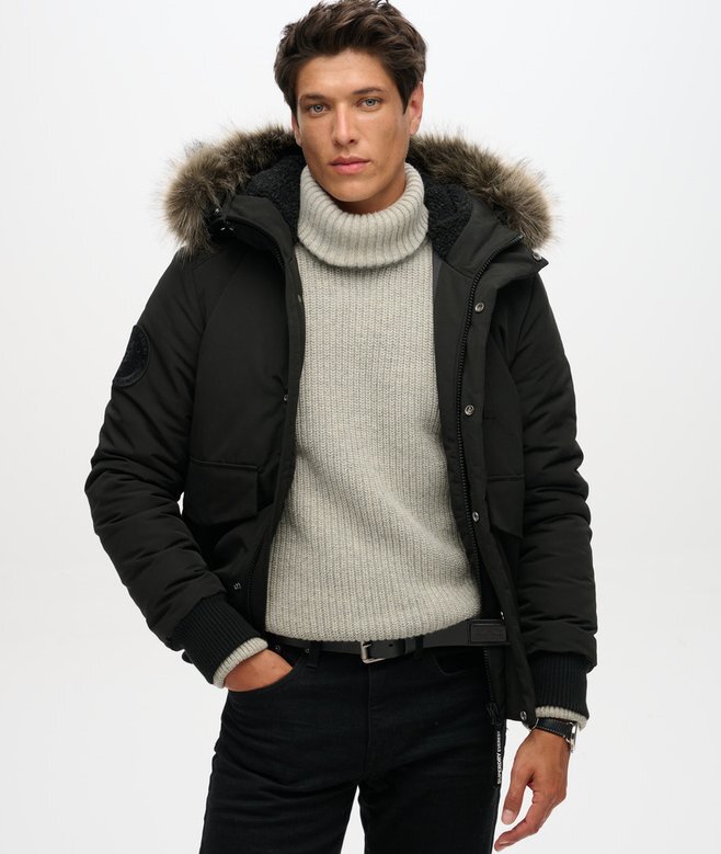 Kurtka bomberka Everest Puffer z kapturem Kurtka bomberka Everest Puffer z kapturem