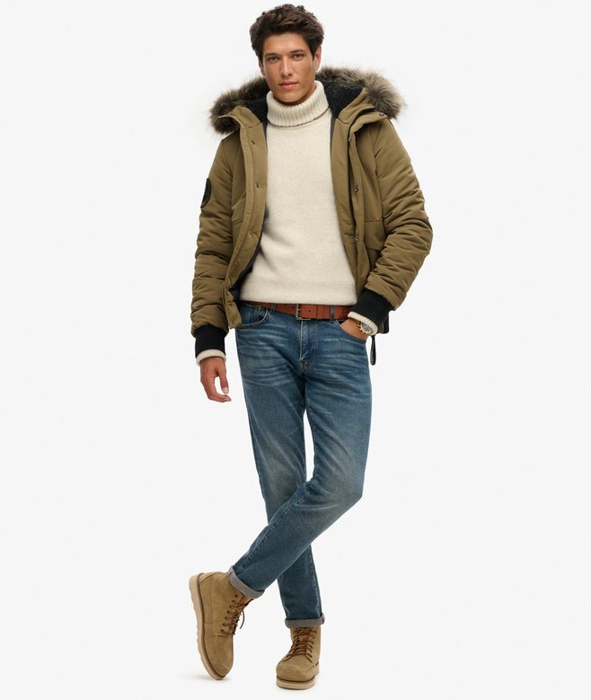 Kurtka bomberka Everest Puffer z kapturem Kurtka bomberka Everest Puffer z kapturem