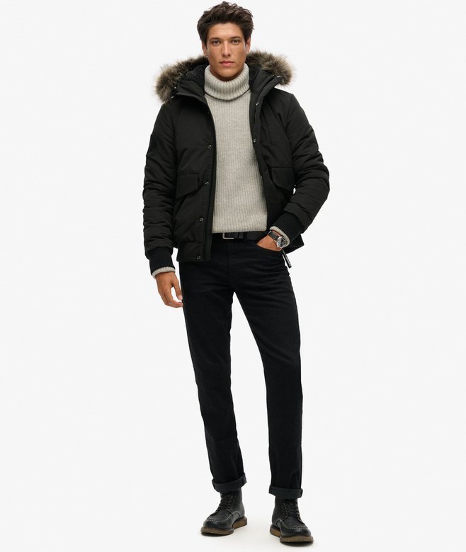 Kurtka bomberka Everest Puffer z kapturem Kurtka bomberka Everest Puffer z kapturem