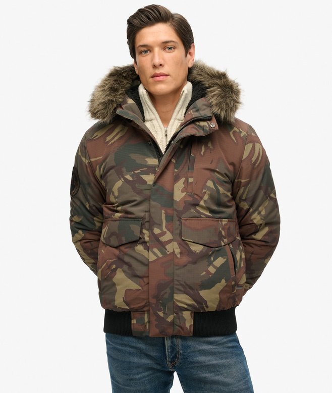 Kurtka bomberka Everest Puffer z kapturem Kurtka bomberka Everest Puffer z kapturem
