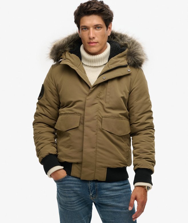 Kurtka bomberka Everest Puffer z kapturem Kurtka bomberka Everest Puffer z kapturem