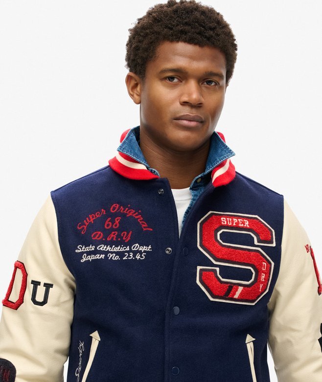 Kurtka bomberka z naszywką College Varsity Kurtka bomberka z naszywką College Varsity