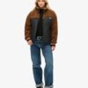 Kurtka hybrydowa z polaru Sherpa w stylu workwear Kurtka hybrydowa z polaru Sherpa w stylu workwear