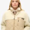 Kurtka hybrydowa z polaru Sherpa w stylu workwear Kurtka hybrydowa z polaru Sherpa w stylu workwear