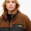 Kurtka hybrydowa z polaru Sherpa w stylu workwear Kurtka hybrydowa z polaru Sherpa w stylu workwear