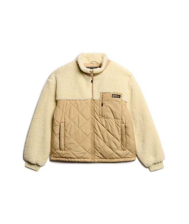 Kurtka hybrydowa z polaru Sherpa w stylu workwear Kurtka hybrydowa z polaru Sherpa w stylu workwear