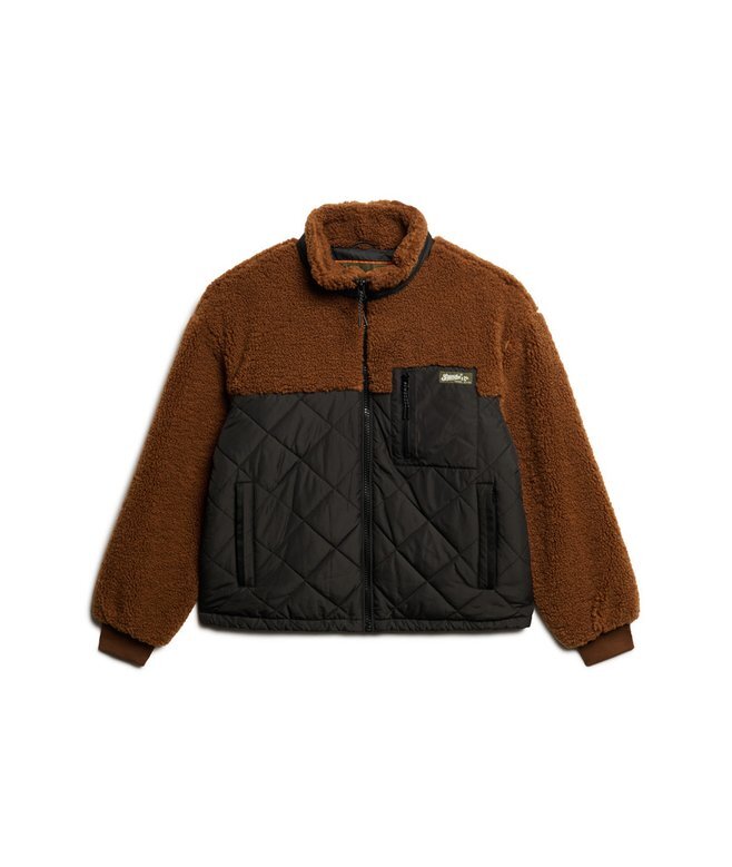 Kurtka hybrydowa z polaru Sherpa w stylu workwear Kurtka hybrydowa z polaru Sherpa w stylu workwear