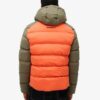 Kurtka Puffer sportowa z kapturem w stylu sportowym z blokami kolorów Kurtka Puffer sportowa z kapturem w stylu sportowym z blokami kolorów