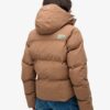 Kurtka Puffer z kapturem o prostym kroju Kurtka Puffer z kapturem o prostym kroju