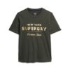 Luksusowy T-shirt z metalicznym logo
