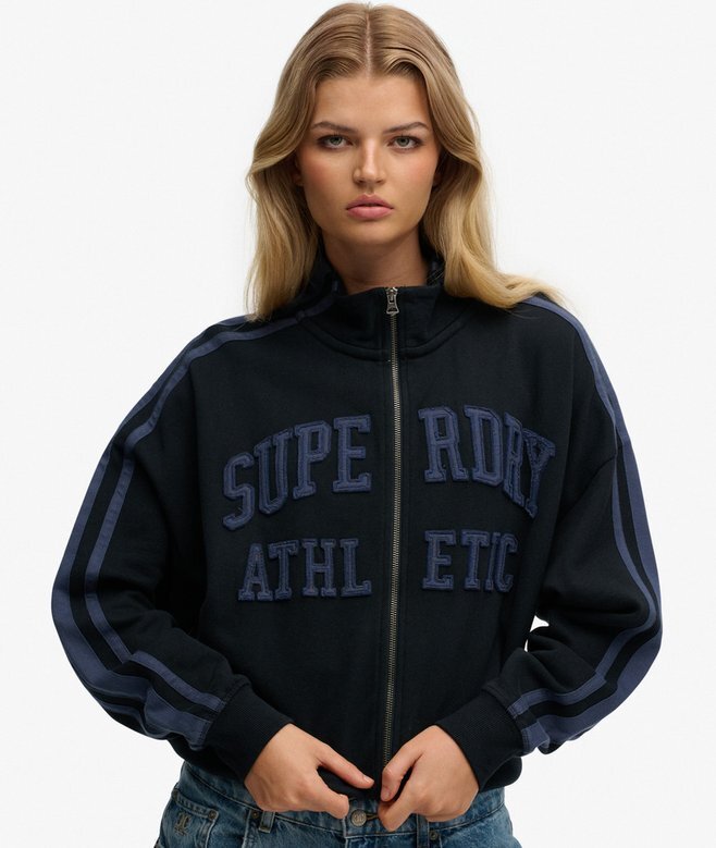 Luźna bluza dresowa z aplikacją Athletic Essentials Luźna bluza dresowa z aplikacją Athletic Essentials