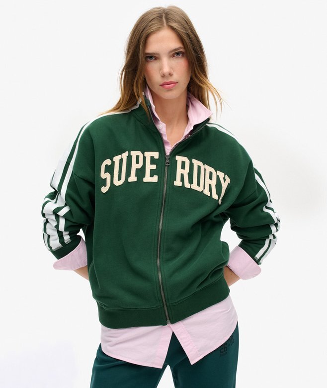 Luźna bluza dresowa z aplikacją Athletic Essentials Luźna bluza dresowa z aplikacją Athletic Essentials