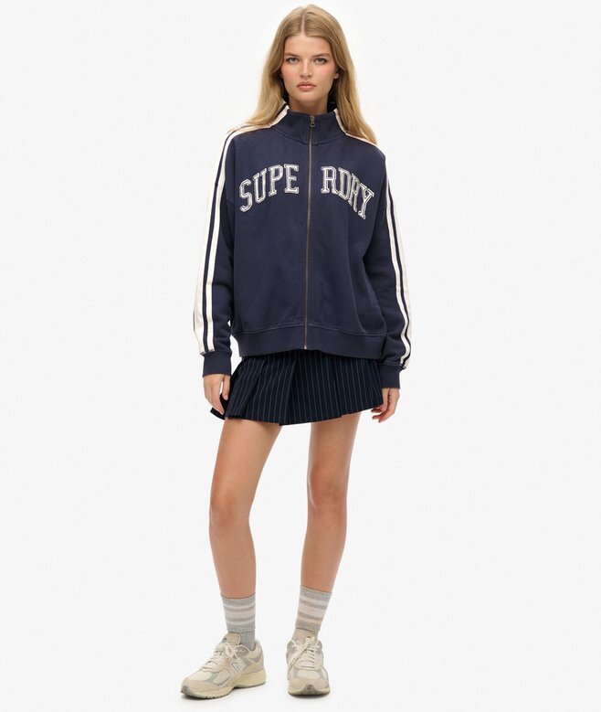Luźna bluza dresowa z aplikacją Athletic Essentials Luźna bluza dresowa z aplikacją Athletic Essentials