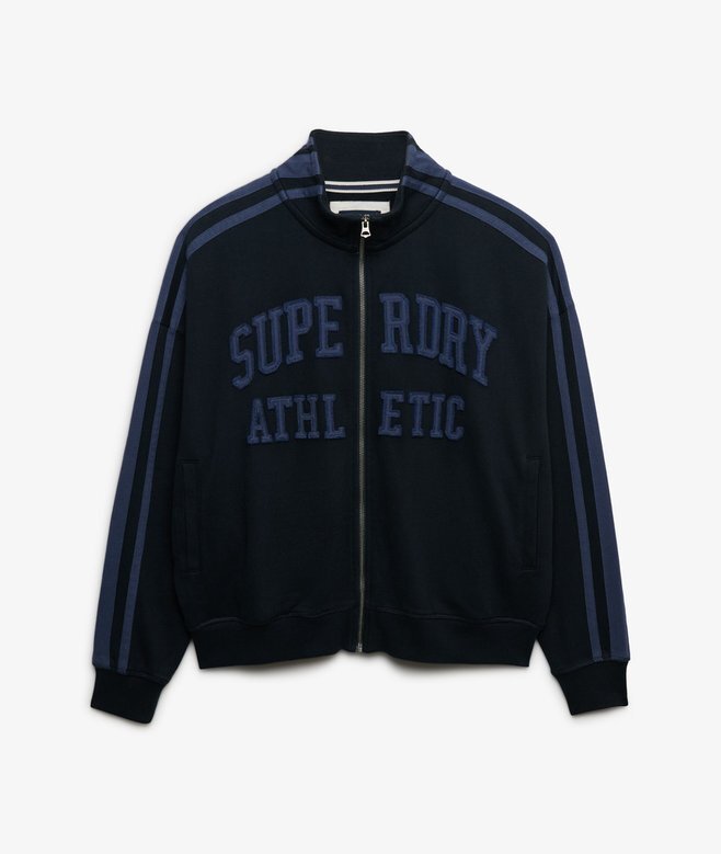 Luźna bluza dresowa z aplikacją Athletic Essentials Luźna bluza dresowa z aplikacją Athletic Essentials
