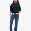 Luźna bluza z kapturem Country Club Velour