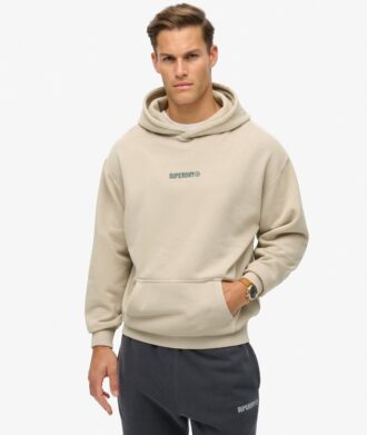 Luźna bluza z kapturem z mikrografiką Luźna bluza z kapturem z mikrografiką