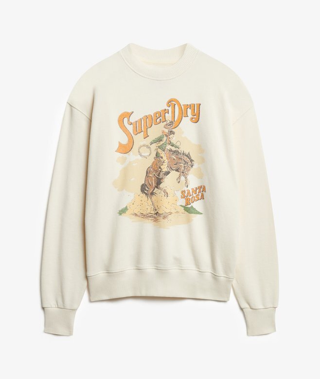Luźna bluza z nadrukiem Souvenir Luźna bluza z nadrukiem Souvenir