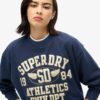 Luźna bluza z napisem College Luźna bluza z napisem College