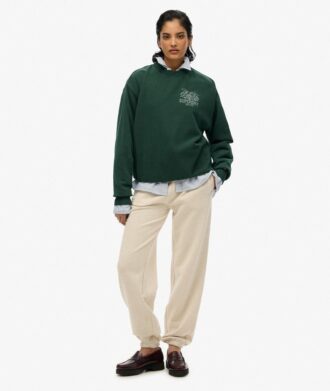 Luźna bluza z okrągłym dekoltem Lo-Fi Outdoor Mono