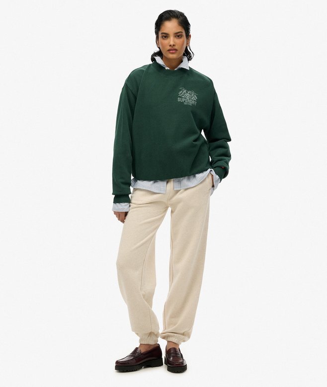 Luźna bluza z okrągłym dekoltem Lo-Fi Outdoor Mono Luźna bluza z okrągłym dekoltem Lo-Fi Outdoor Mono
