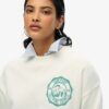 Luźna bluza z okrągłym dekoltem Lo-Fi Outdoor Mono Luźna bluza z okrągłym dekoltem Lo-Fi Outdoor Mono