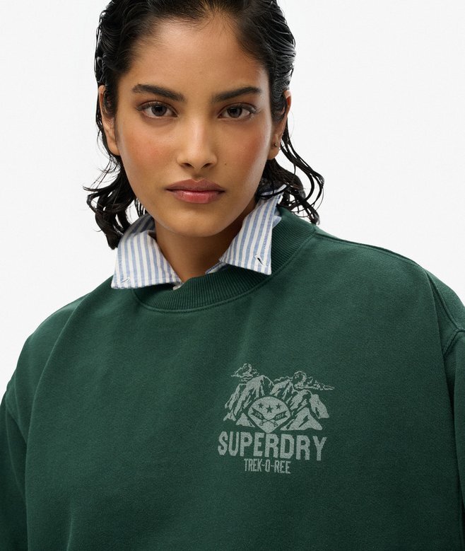 Luźna bluza z okrągłym dekoltem Lo-Fi Outdoor Mono Luźna bluza z okrągłym dekoltem Lo-Fi Outdoor Mono