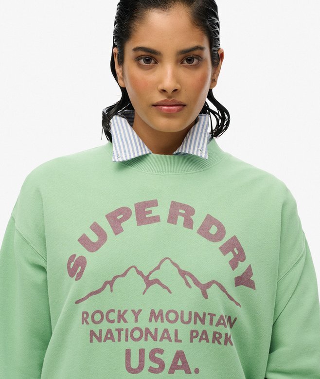 Luźna bluza z okrągłym dekoltem Lo-Fi Outdoor Mono Luźna bluza z okrągłym dekoltem Lo-Fi Outdoor Mono