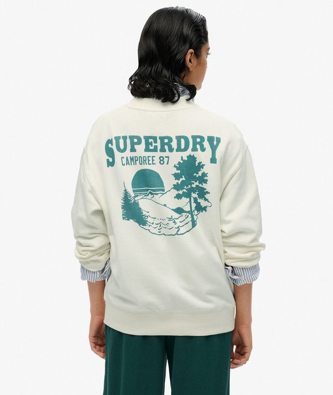 Luźna bluza z okrągłym dekoltem Lo-Fi Outdoor Mono Luźna bluza z okrągłym dekoltem Lo-Fi Outdoor Mono