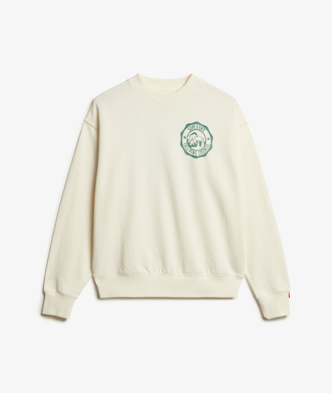 Luźna bluza z okrągłym dekoltem Lo-Fi Outdoor Mono Luźna bluza z okrągłym dekoltem Lo-Fi Outdoor Mono