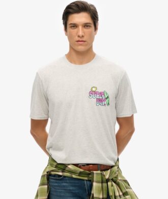 Luźny T-shirt Neon Travel