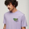 Luźny T-shirt Neon Travel