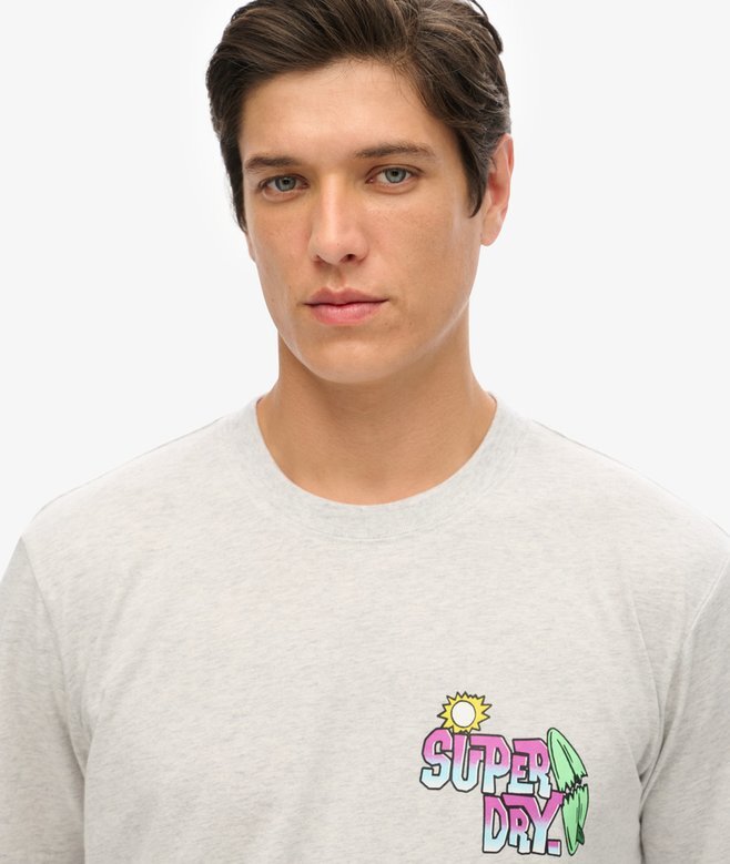 Luźny T-shirt Neon Travel Luźny T-shirt Neon Travel