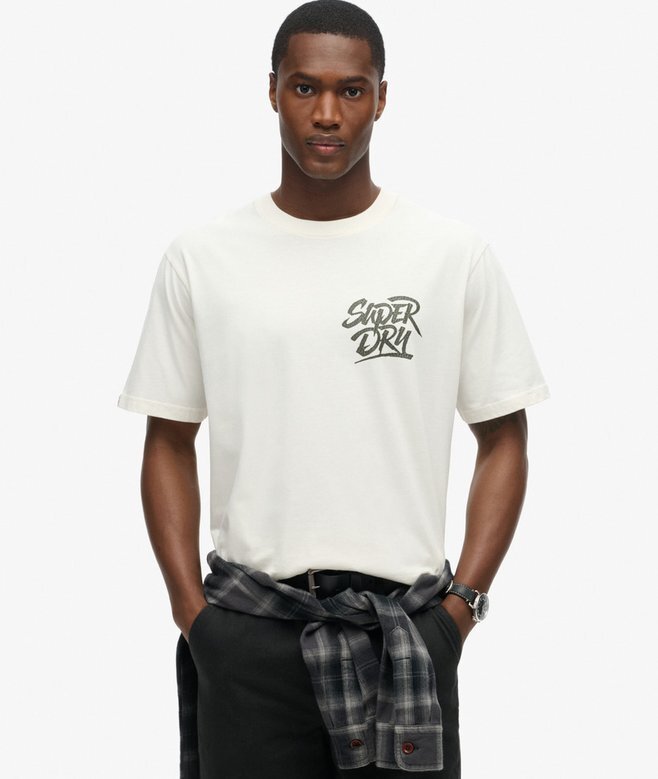 Luźny T-shirt Skate z nadrukiem Luźny T-shirt Skate z nadrukiem