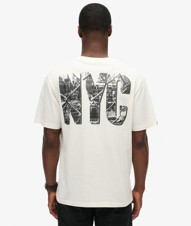 Luźny T-shirt Skate z nadrukiem Luźny T-shirt Skate z nadrukiem