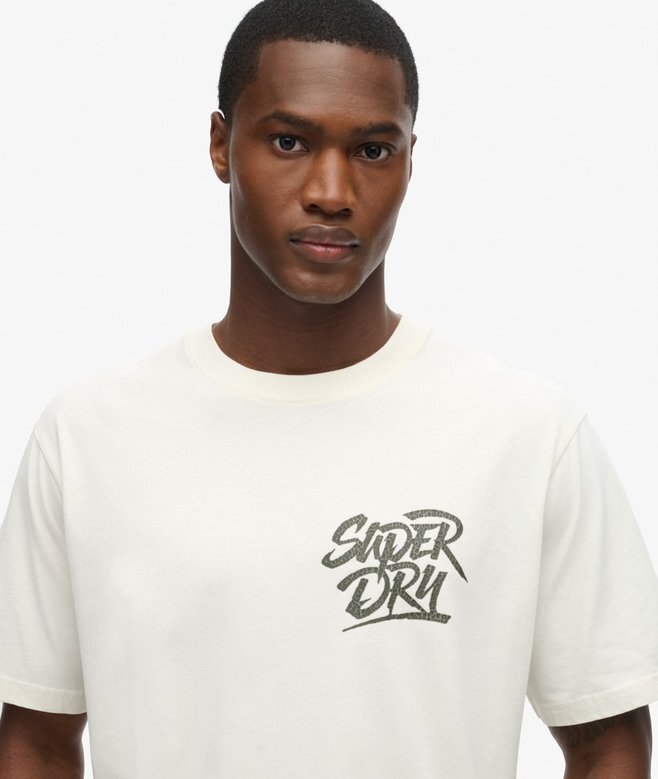 Luźny T-shirt Skate z nadrukiem Luźny T-shirt Skate z nadrukiem